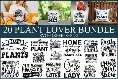 Plant Lover Svg Bundle - Funny Plant Mom SVG Rupkotha 