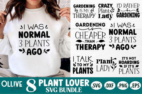 Plant Lover SVG Bundle | Funny Plant Quotes SVG SVG Ollive Studio 