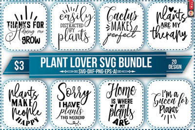 Plant Lover SVG Bundle SVG Nbd161 