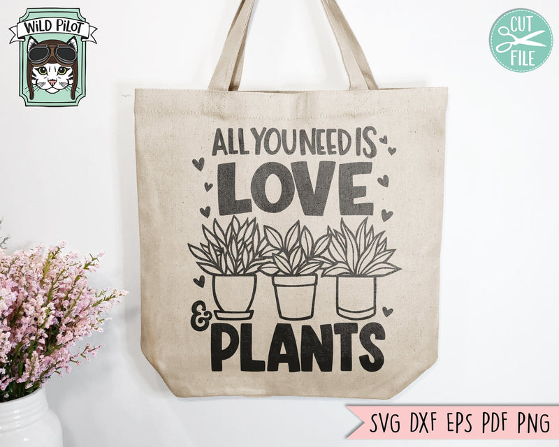 Plant Lover SVG, Valentines Day Plants SVG, Love Plants SVG, All you ...