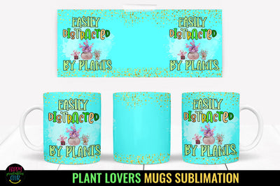 Plant Lovers Mug Sublimation I Gardening Mugs PNG I Mug PNG Sublimation Happy Printables Club 