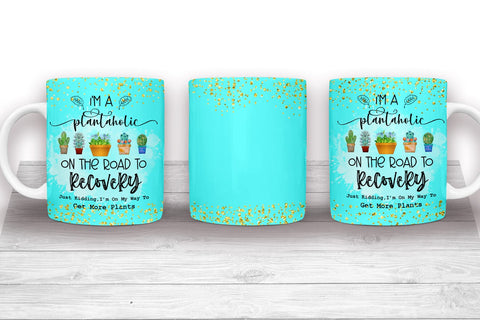 Plant Lovers Mug Sublimation I Gardening Mugs PNG I Mug PNG Sublimation Happy Printables Club 