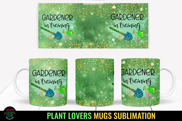 Plant Lovers Mug Sublimation I Gardening Mugs PNG I Mug PNG Sublimation Happy Printables Club 