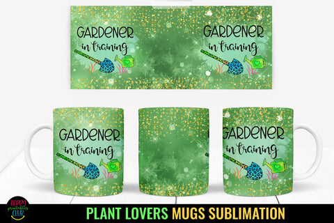 Plant Lovers Mug Sublimation I Gardening Mugs PNG I Mug PNG Sublimation Happy Printables Club 