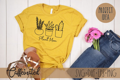 Plant Mom SVG SVG Caffeinated SVGs 