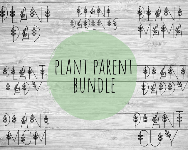 Plant parent bundle SVG Good Morning Chaos 