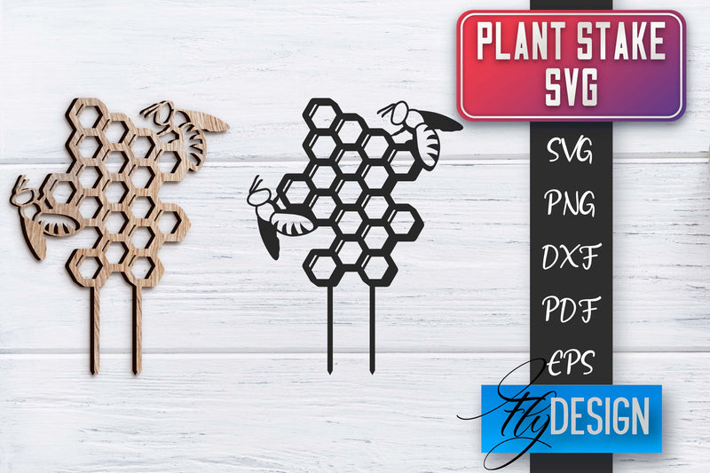 Plant Stakes SVG | Plant Stakes SVG Design SVG Fly Design 