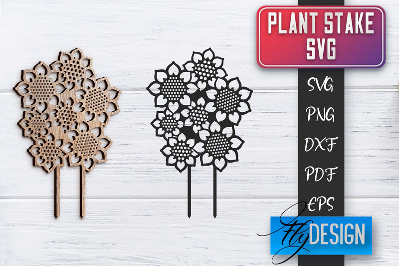Plant Stakes SVG | Plant Stakes SVG Design SVG Fly Design 
