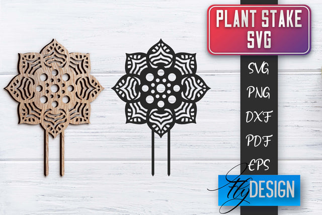 Plant Stakes SVG | Plant Stakes SVG Design SVG Fly Design 