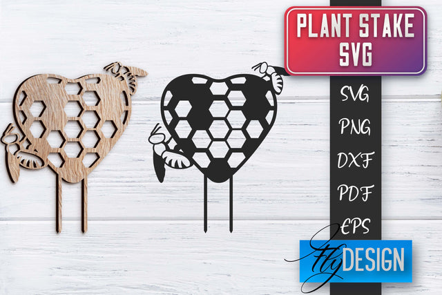 Plant Stakes SVG | Plant Stakes SVG Design SVG Fly Design 