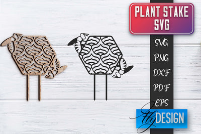 Plant Stakes SVG | Plant Stakes SVG Design SVG Fly Design 