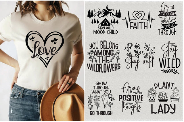 Plant Svg Bundle 17 Designs SVG Creativeart88 