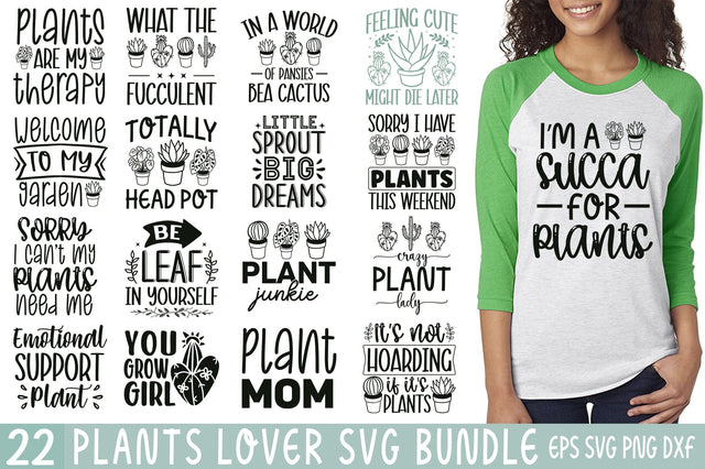Plants lover svg bundle SVG SH_Tee store 