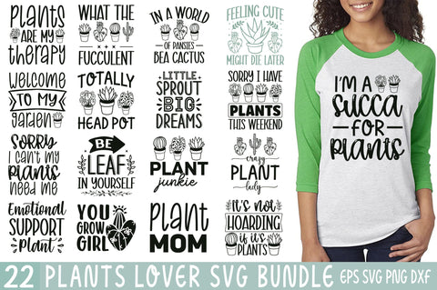 Plants lover svg bundle SVG SH_Tee store 