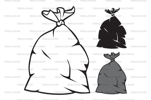 Plastic Garbage Bag SVG TribaliumArtSF 