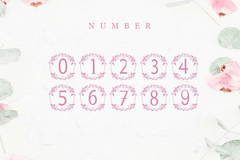 Platinum Monogram Font LetterdayStudio 