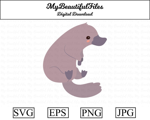 Platypus - Animal SVG MyBeautifulFiles 