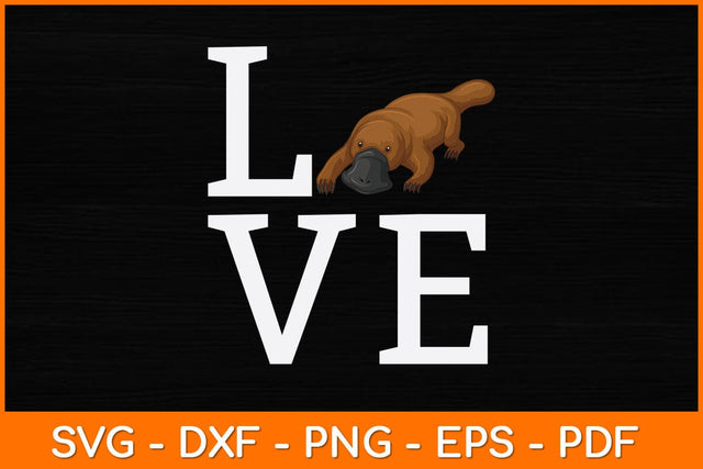 Platypus Lover Svg Design SVG artprintfile 