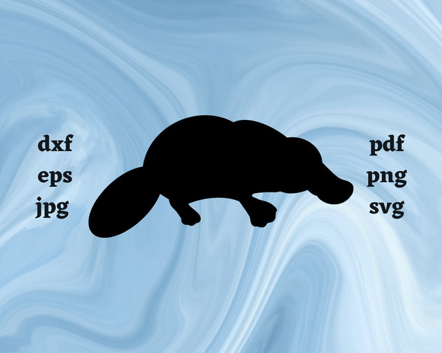 Platypus SVG Cut File SVG Northern Light SVG 