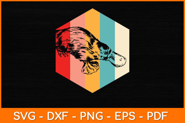 Platypus Vintage Lover Svg Design SVG artprintfile 