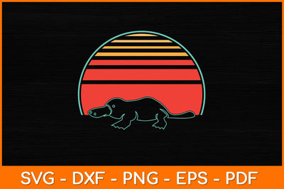 Platypus Vintage Retro Svg Design SVG artprintfile 