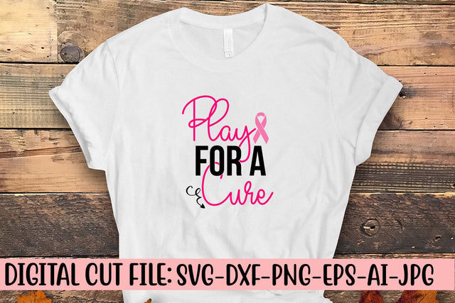 Play For A Cure SVG Cut File SVG Syaman 