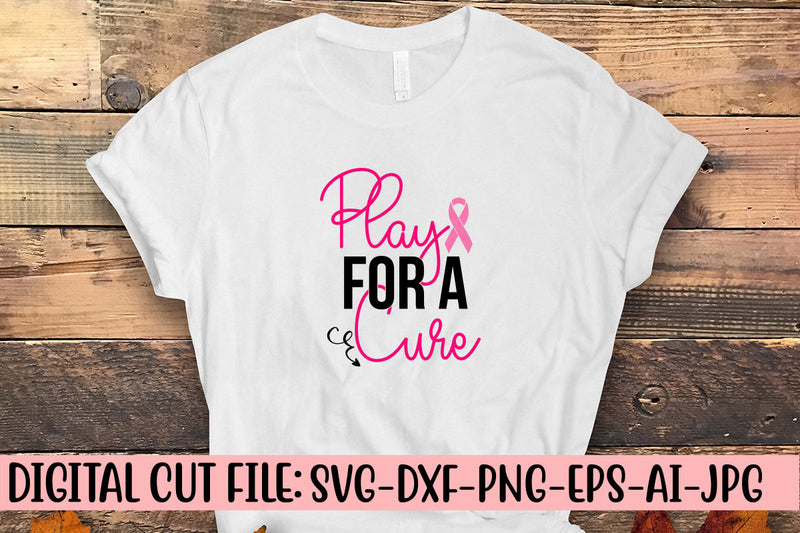 Play For A Cure SVG Cut File SVG Syaman 