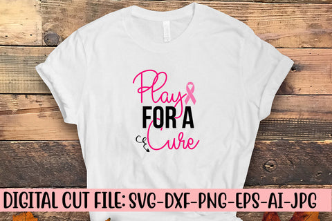 Play For A Cure SVG Cut File SVG Syaman 