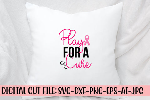 Play For A Cure SVG Cut File SVG Syaman 