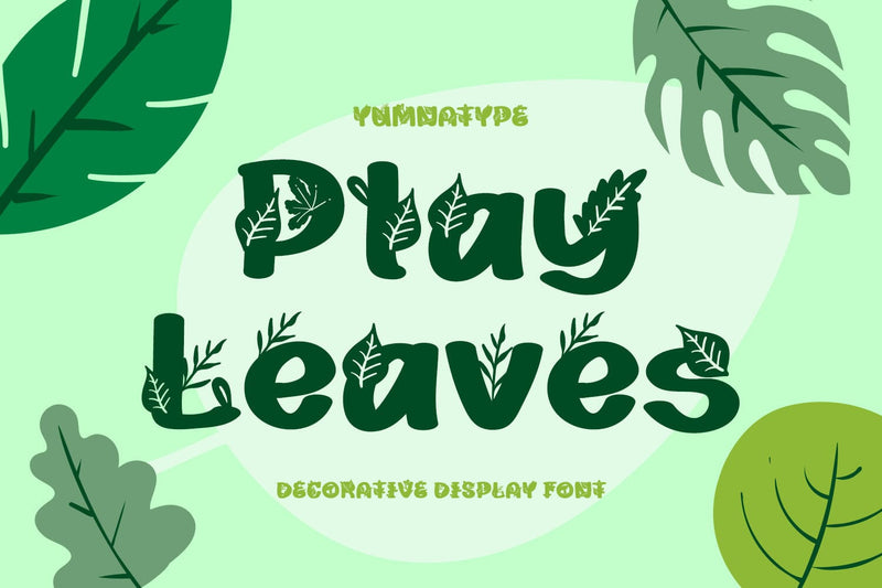 Play Leaves Font yumnatype 