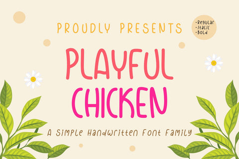 Playful Chicken Font Madatype Studio 
