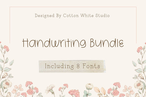 Playful Fonts Bundle Font Cotton White Studio 