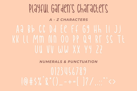 Playful Garden Font Madatype Studio 