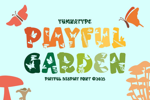 Playful Garden Font yumnatype 