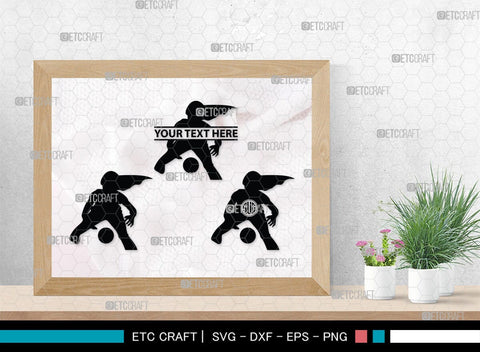 Playing Basketball Monogram, Playing Basketball Silhouette, Playing Basketball SVG, Basketball Player Silhouette Svg, Basketball Svg, SB00123 SVG ETC Craft 