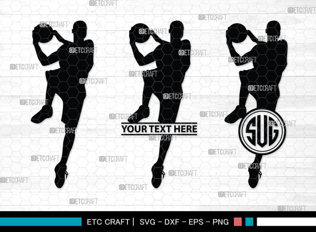 Playing Basketball Monogram, Playing Basketball Silhouette, Playing Basketball SVG, Basketball Player Silhouette Svg, Basketball Svg, SB00123 SVG ETC Craft 