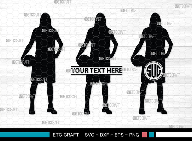 Playing Basketball Monogram, Playing Basketball Silhouette, Playing Basketball SVG, Basketball Player Silhouette Svg, Basketball Svg, SB00123 SVG ETC Craft 