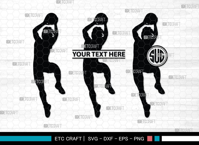 Playing Basketball Monogram, Playing Basketball Silhouette, Playing Basketball SVG, Basketball Player Silhouette Svg, Basketball Svg, SB00123 SVG ETC Craft 