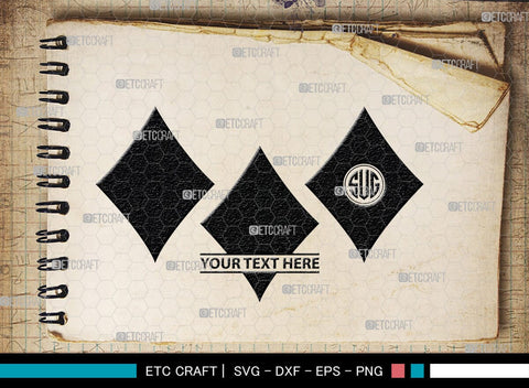 Playing Cards Monogram, Playing Cards Silhouette, Playing Cards SVG, Spades Svg, Ace Card Svg, Clubs Cards Svg, Playing Hearts Svg, Playing Cards Icon Bundle, SB00430 SVG ETC Craft 