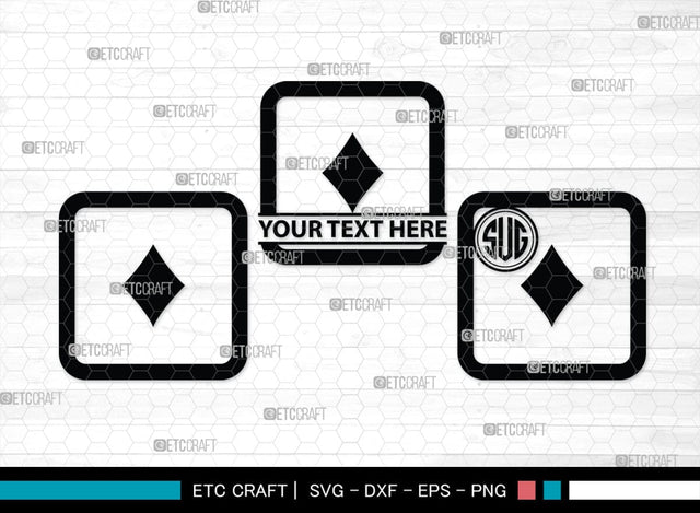 Playing Cards Monogram, Playing Cards Silhouette, Playing Cards SVG, Spades Svg, Ace Card Svg, Clubs Cards Svg, Playing Hearts Svg, Playing Cards Icon Bundle, SB00430 SVG ETC Craft 