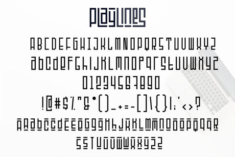 Playlines Font Font PutraCetol Studio 