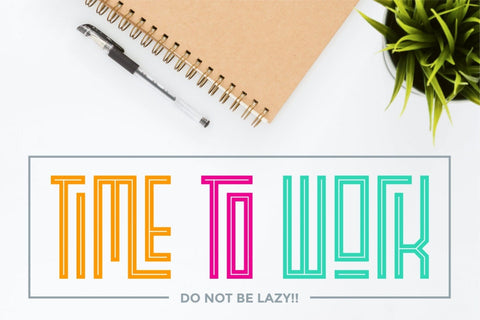 Playlines Font Font PutraCetol Studio 