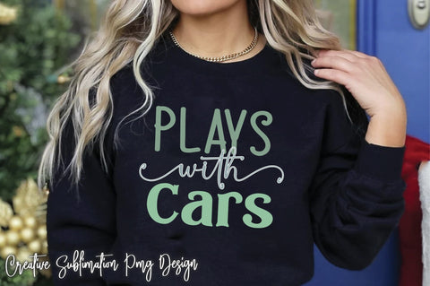 Plays With Cars Svg SVG Creativeart88 
