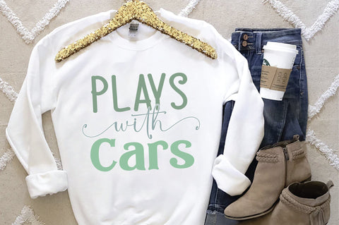 Plays With Cars Svg SVG Creativeart88 