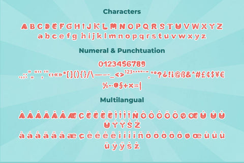 Playtoon Font twinletter 