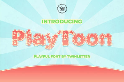 Playtoon Font twinletter 