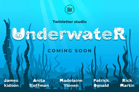 Playtoon Font twinletter 