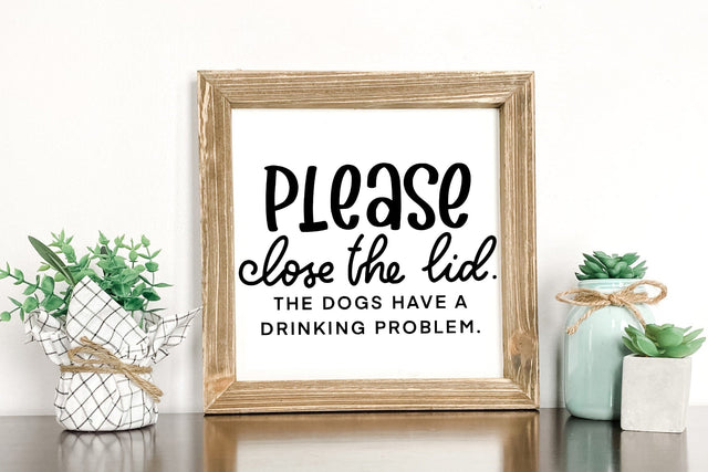 Please Close The Lid SVG Funny Pet SVG dapiyupi store 