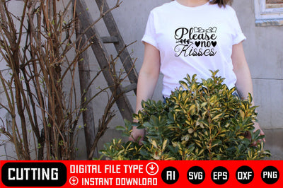 Please No Kisses SVG CraftlabSvg29 