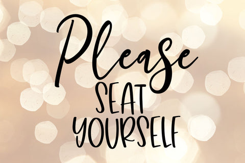 Please Seat Yourself SVG | Funny Farmhouse Bathroom Design SVG RedFoxDesignsUS 